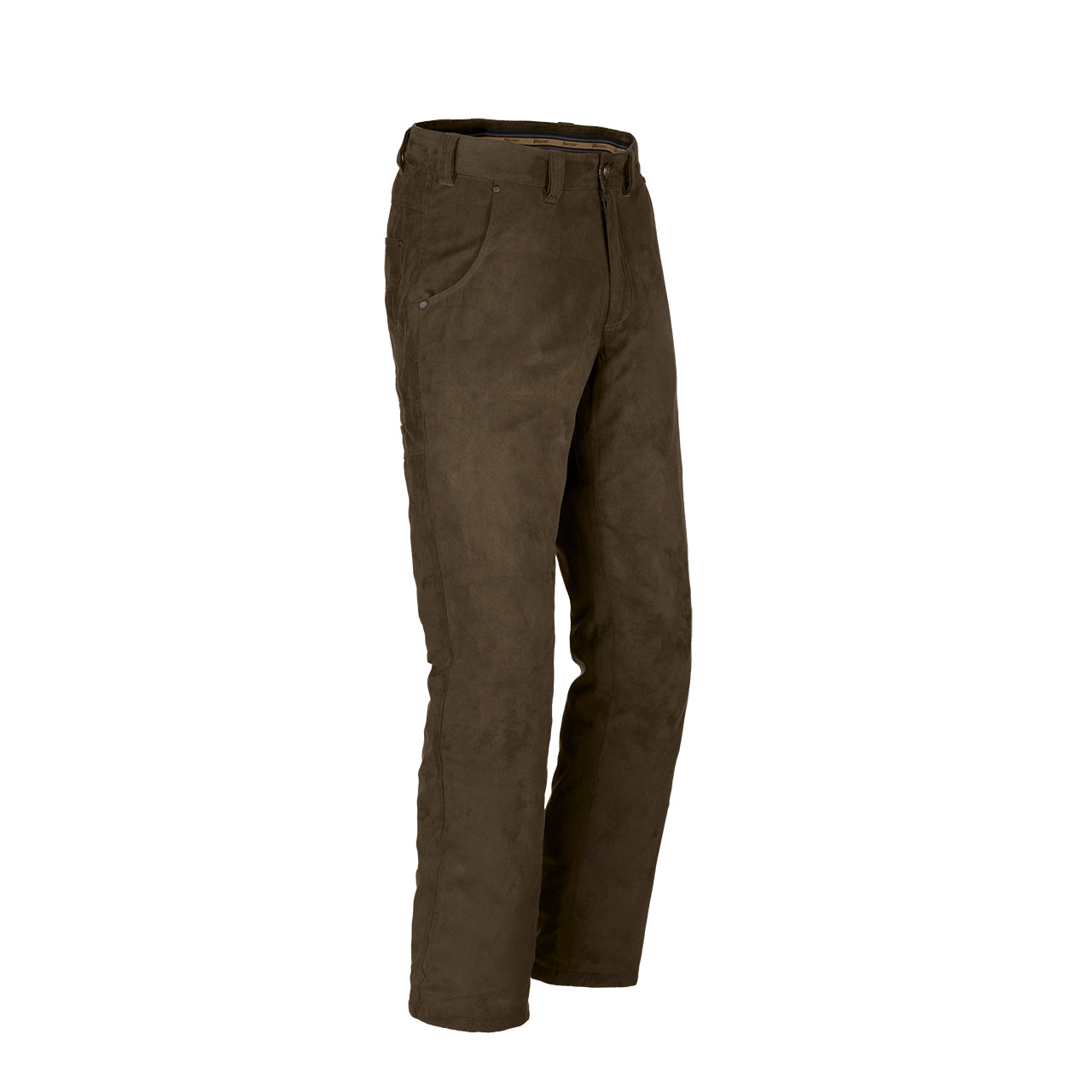 Marlon  Suede Trousers  Brown  Size 48  Color darkbrown1